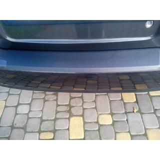 Aizmugurējā bampera uzlika ar ieloku, plastmasa Chevrolet Aveo T250 2005–2011 foto 3