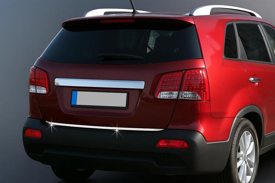 Kia Sorento II XM 2009–2014 Bagāžnieka malas uzlika (2009-2013, nerūsējošais tērauds) Image