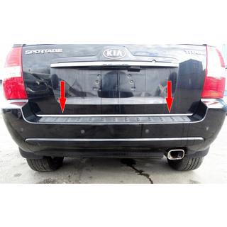 Bagāžnieka malas uzlika (nerūsējošā tērauda) Kia Sportage 2004–2010 foto 1