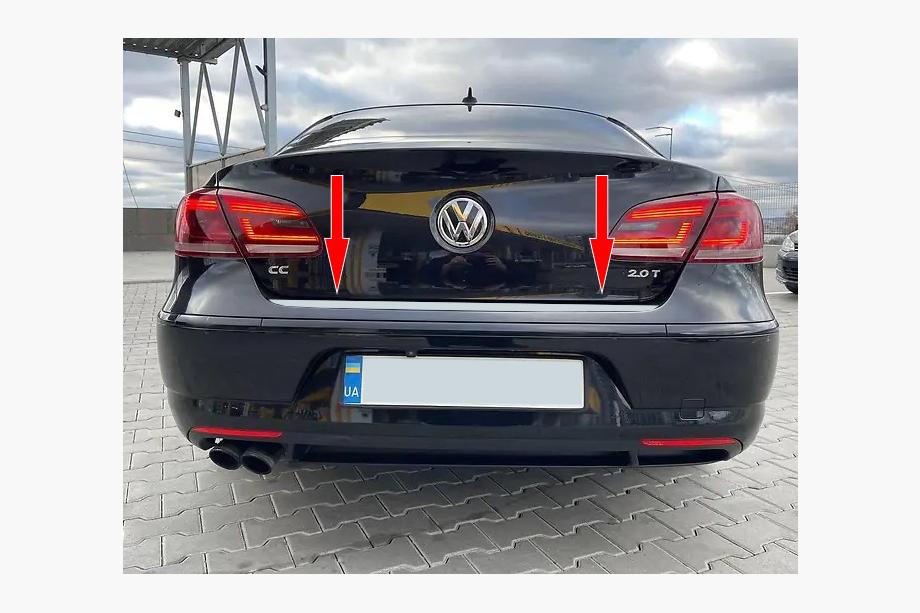 Volkswagen Passat CC 2008–2017 Bagāžnieka malas uzlika (nerūsējošā tērauda) Image