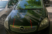 Opel Zafira B 2005–2011 Radiatora restes uzlikas (6 gab., nerūsējošais tērauds) foto 1
