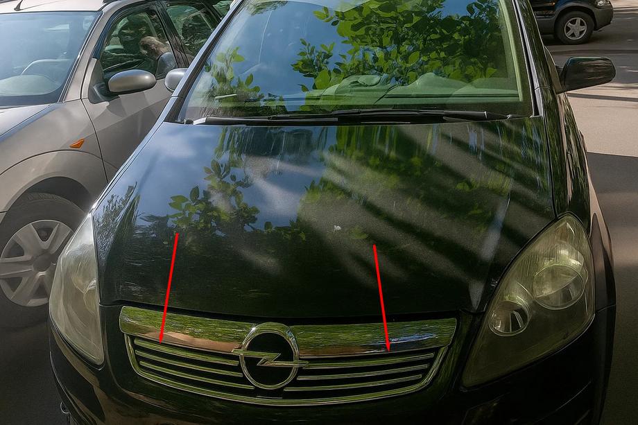 Opel Zafira B 2005–2011 Radiatora restes uzlikas (6 gab., nerūsējošais tērauds) Image
