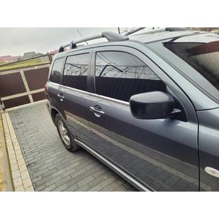 Apakšējā logu apmale (6 gab., nerūsējošais tērauds) Mitsubishi Outlander 2001–2006 foto 2