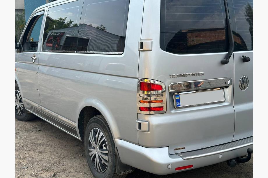 Volkswagen T5 Caravelle 2004–2010 Apakšējās logu līstes (6 gab., nerūsējošais tērauds) Īsā riteņu bāze Foto 4