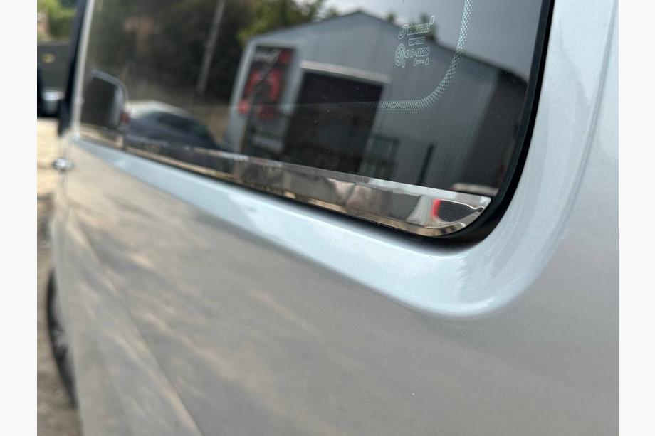Volkswagen T5 2010–2015 Apakšējās logu līstes (6 gab., nerūsējošais tērauds) Garā riteņu bāze Foto 5