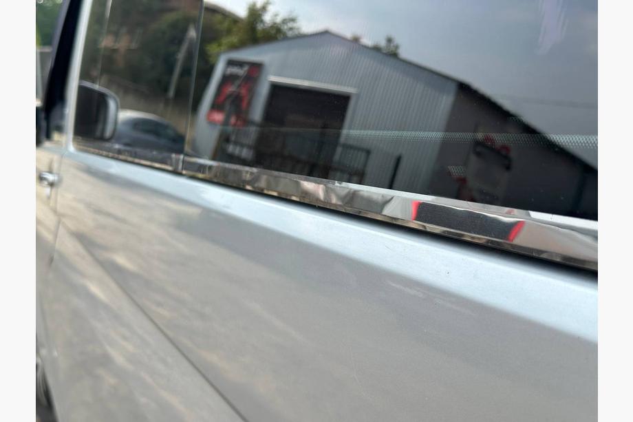 Volkswagen T5 2010–2015 Apakšējās logu līstes (6 gab., nerūsējošais tērauds) Garā riteņu bāze Foto 7