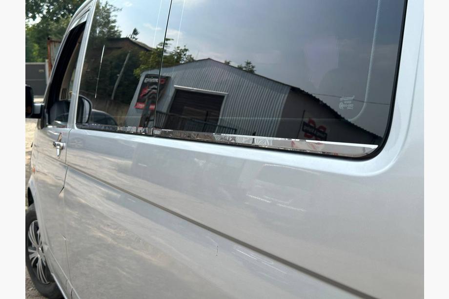 Volkswagen T5 2010–2015 Apakšējās logu līstes (6 gab., nerūsējošais tērauds) Garā riteņu bāze Foto 8