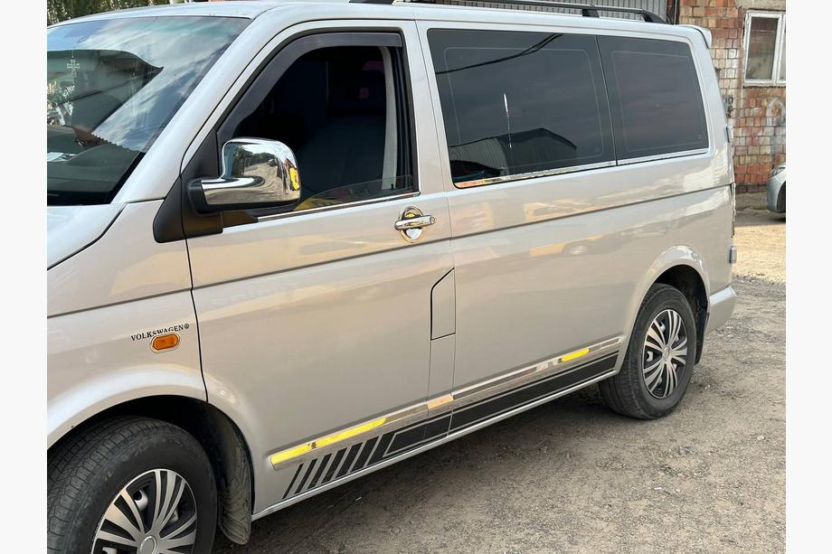 Volkswagen T6 2015–2024 Apakšējās logu līstes (6 gab., nerūsējošais tērauds) Image