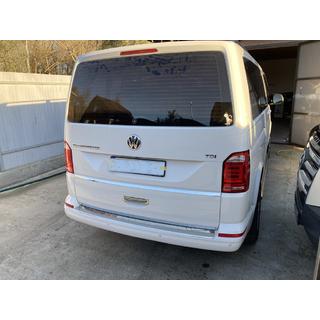 Aizmugurējā bampera uzlika Carmos V1 spīdīga (1 durvis, nerūsējošais tērauds) Volkswagen T6 2015–2024 foto 1