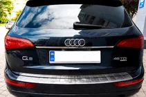 Audi Q5 2008–2017 Aizmugurējā bufera uzlika Carmos (nerūsējošais tērauds) foto 1