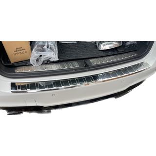 Nerūsējošā tērauda uzlika aizmugurējam bamperim Carmos BMW X3 F25 2011–2018 foto 2