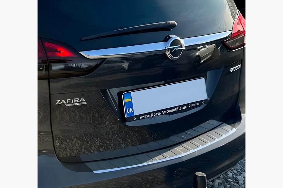 Opel Zafira C Tourer 2011–2019 Aizmugurējā bufera uzlika Carmos (nerūsējošais tērauds) Image