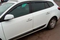 Renault Megane III 2009–2016 Logu vēja deflektori SW (4 gab., HIC) foto 6