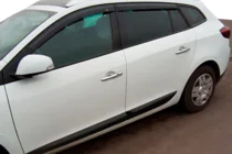 Renault Megane III 2009–2016 Logu vēja deflektori SW (4 gab., HIC) foto 13