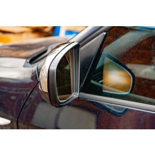 Spoguļu uzlikas (2 gab., nerūsējošais tērauds) BMW X5 E70 2007–2013 foto 4