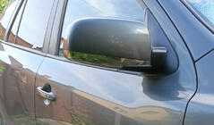 Hyundai Santa Fe 2 2006–2012 Spoguļu uzlikas (2 gab., nerūsējošais tērauds) foto 2