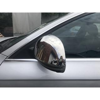 Spoguļu uzlikas 2009-2012 (2 gab., nerūsējošais tērauds) Audi A6 C6 2004–2011 foto 2