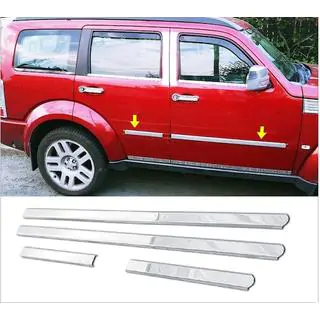 Durvju moldings (nerūsējošais tērauds) Dodge Nitro 2006–2011 foto 3