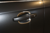 Opel Antara 2006–2017 Durvju rokturu iedobumu uzlikas (4 gab., nerūsējošais tērauds) foto 1