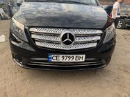 Mercedes Vito/V klase W447 2014– Radiatora režģa uzlikas 2014-2020 (5 gab., BlackChrome) foto 5