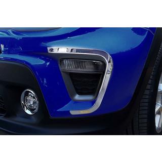 Hroma uzlikas miglas lukturiem 2019+ (2 gab., nerūsējošais tērauds) Jeep Renegade 2014– foto 1
