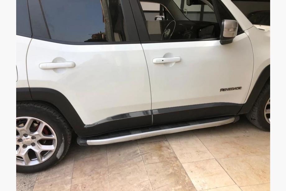 Jeep Renegade 2014– Durvju moldingi Black Chrome (4 gab., nerūsējošais tērauds) Image