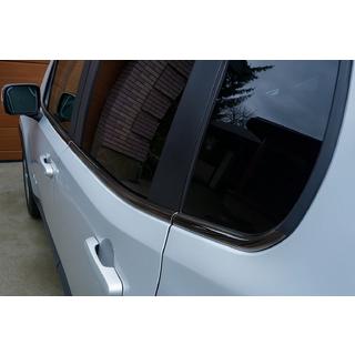 Logu apmales melns hroms (6 gab., nerūsējošais tērauds) Jeep Renegade 2014– foto 2