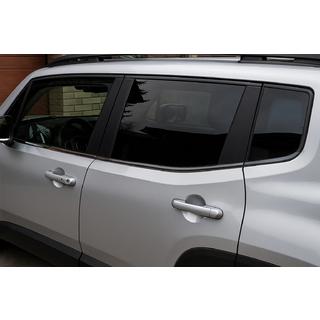 Logu apmales melns hroms (6 gab., nerūsējošais tērauds) Jeep Renegade 2014– foto 1