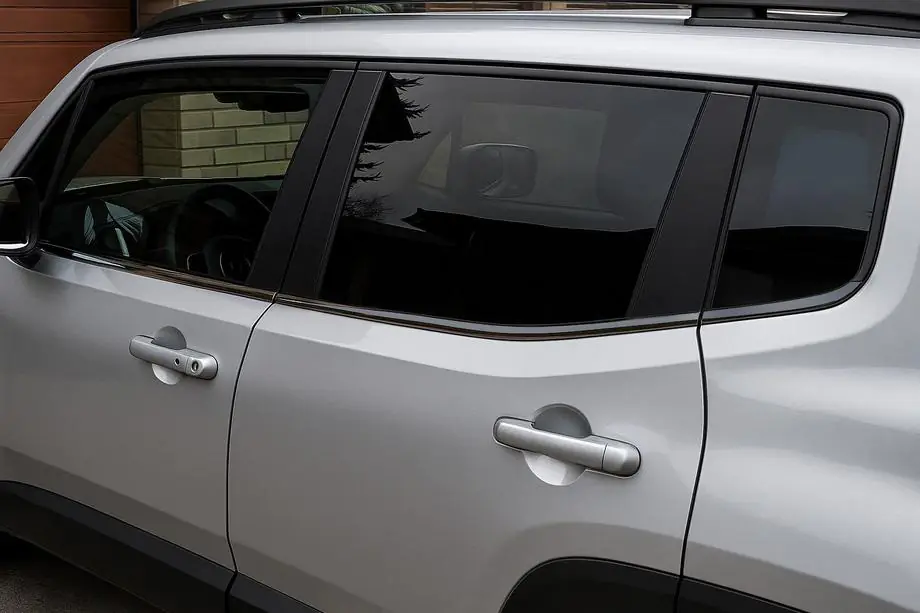 Jeep Renegade 2014– Logu apmales melns hroms (6 gab., nerūsējošais tērauds) Image