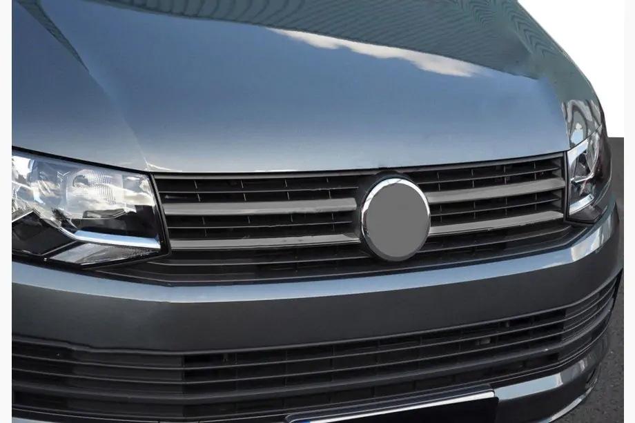 Volkswagen T6 2015–2024 Melnā hroma restes uzlikas 2015-2019 (4 gab., nerūsējošais tērauds) Image