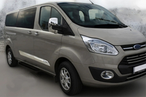 Ford Custom 2013–2022 Spoguļu uzlikas pelēkas matētas (2 gab., plastmasa) foto 4