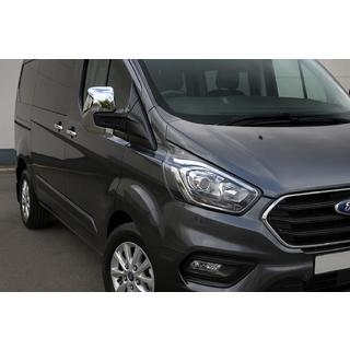 Spoguļu uzlikas pelēkas matētas (2 gab., plastmasa) Ford Custom 2013–2022 foto 1