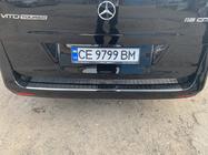 Mercedes Vito/V klase W447 2014– Aizmugurējā bampera uzlika OmsaLine Melns hroms (nerūsējošais tērauds) foto 4