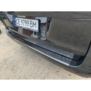 Aizmugurējā bampera uzlika OmsaLine Melns hroms (nerūsējošais tērauds) foto 2