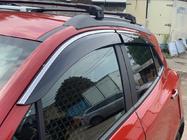 Opel Mokka 2012–2021 Logu vēja deflektori ar hromētu līsti (4 gab., Niken) foto 5