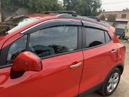Opel Mokka 2012–2021 Logu vēja deflektori ar hromētu līsti (4 gab., Niken) foto 6