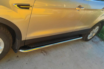 Ford Kuga/Escape 2013–2019 Sānu pakāpieni Maydos V2 (2 gab., alumīnijs + nerūsējošais tērauds) foto 6