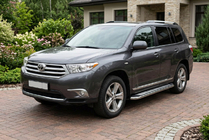 Toyota Highlander 2008–2013 Sānu pakāpieni Maydos V2 (2 gab., alumīnijs/nerūsējošais tērauds) foto 1