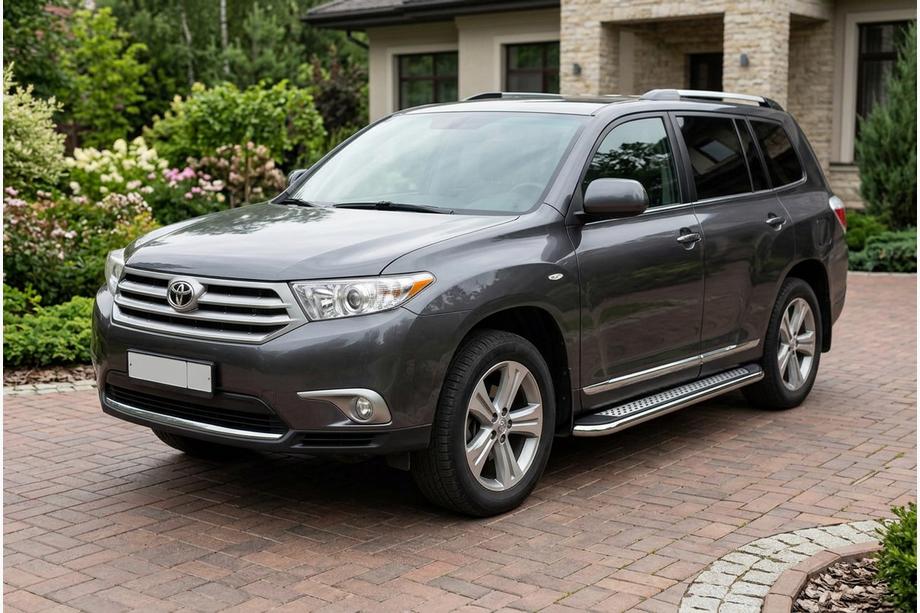 Toyota Highlander 2008–2013 Sānu pakāpieni Maydos V2 (2 gab., alumīnijs/nerūsējošais tērauds) Image