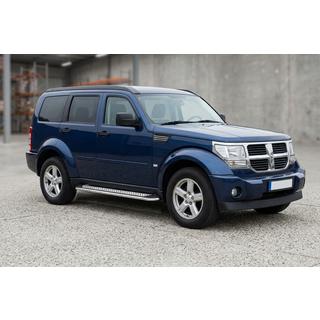 Sānu pakāpieni Maydos V2 (2 gab., alumīnijs/nerūsējošais tērauds) Dodge Nitro 2006–2011 foto 1