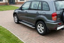 Toyota Rav 4 2001–2005 Sānu pakāpieni Maydos V2 (2 gab., alumīnijs/nerūsējošais tērauds) foto 1