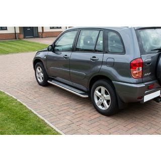 Sānu pakāpieni Maydos V2 (2 gab., alumīnijs/nerūsējošais tērauds) Toyota Rav 4 2001–2005 foto 1
