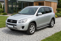 Toyota Rav 4 2006–2013 Sānu pakāpieni Maydos V2 (2 gab., alumīnijs/nerūsējošais tērauds) foto 1