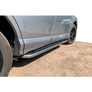 Sānu pakāpieni Maydos V2 (2 gab., alumīnijs/nerūsējošais tērauds) Toyota Rav 4 2013–2018 foto 1