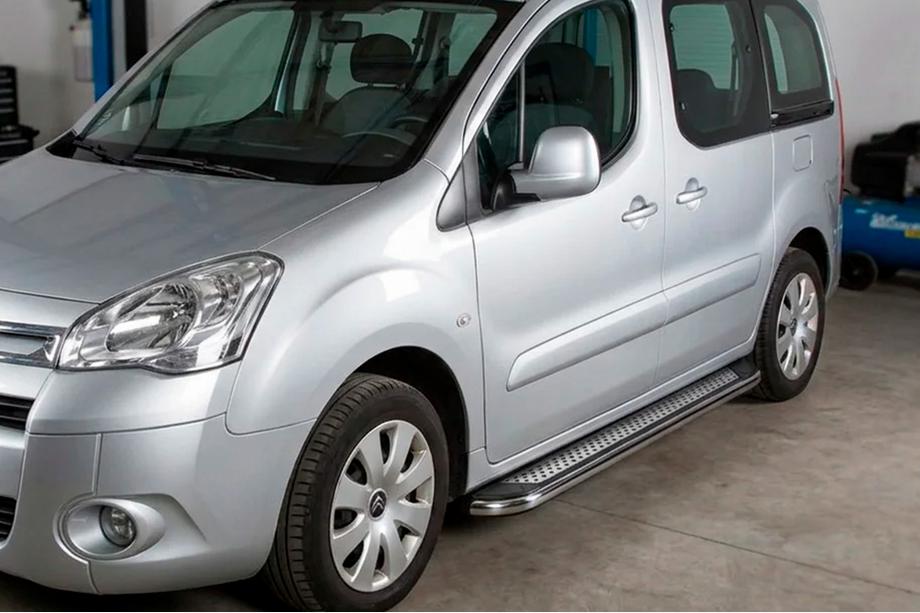 Peugeot Partner Tepee 2008–2018 Sānu pakāpieni Maydos V2 (2 gab., alumīnijs/nerūsējošais tērauds) Image