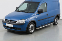 Opel Combo 2002–2012 Sānu pakāpieni Maydos V2 (2 gab., alumīnijs/nerūsējošais tērauds) foto 1