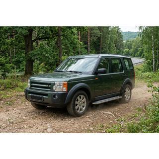 Sānu pakāpieni Maydos V2 (2 gab., alumīnijs/nerūsējošais tērauds) Land Rover Discovery III 2004–2009 foto 1