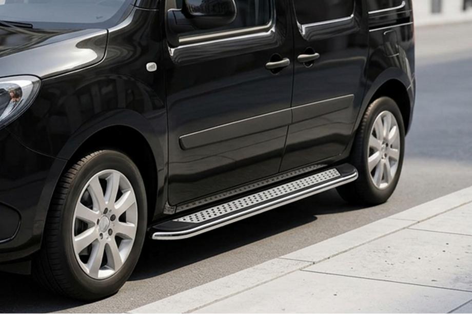Renault Kangoo 2008–2020 Sānu pakāpieni Maydos V2 (2 gab., alumīnijs/nerūsējošais tērauds) Īsā riteņu bāze Image