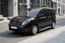 Mercedes Citan 2013–2021 Sānu pakāpieni Maydos V2 (2 gab., alumīnijs/nerūsējošais tērauds) Garā riteņu bāze foto 1