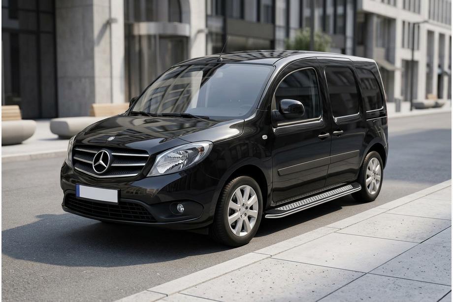 Mercedes Citan 2013–2021 Sānu pakāpieni Maydos V2 (2 gab., alumīnijs/nerūsējošais tērauds) Garā riteņu bāze Image